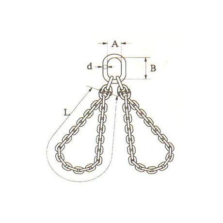 雙腿鏈條捆綁索具